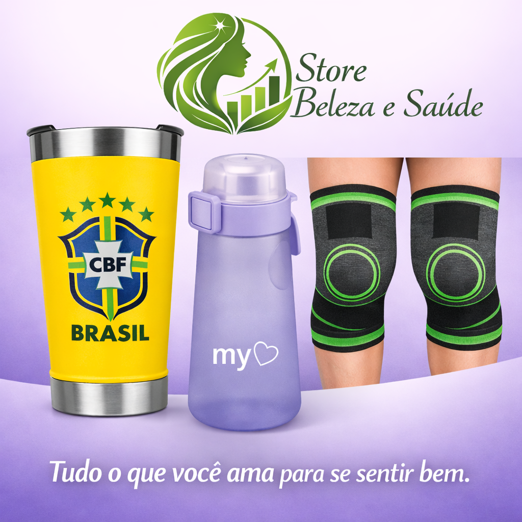 Banner primeiros produtos a venda na lojinha